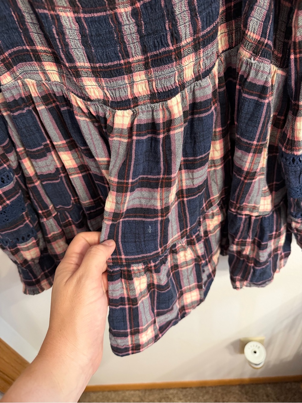 Torrid Plaid Blouse - Picture 3 of 9